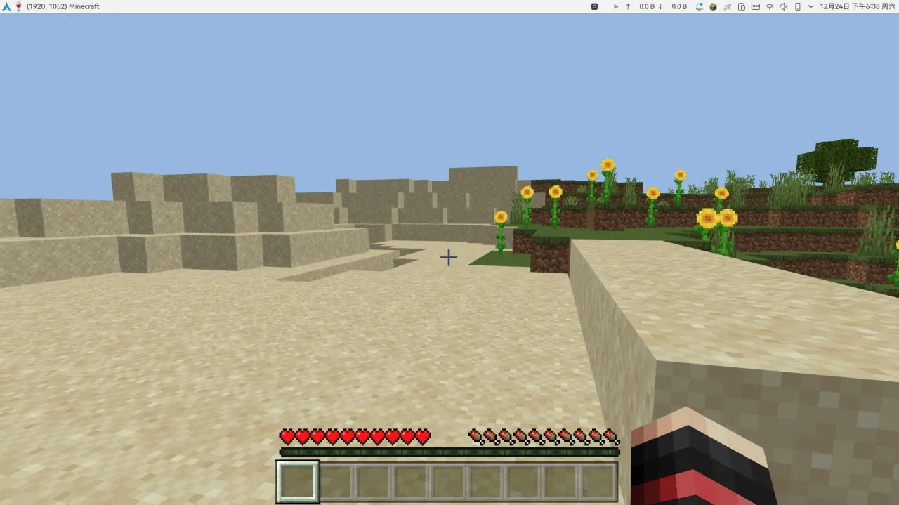 基岩版运行截图